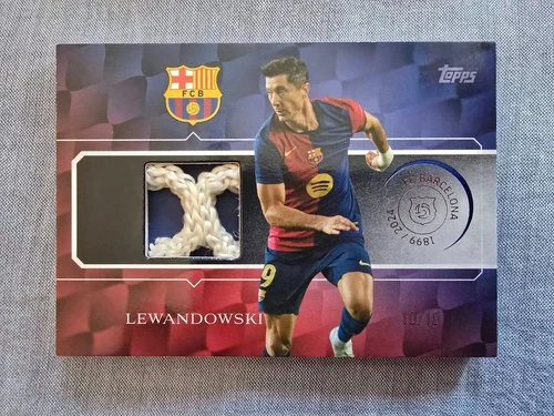 Robert Lewandowski 2025 Topps 125 Year Barcelona /10