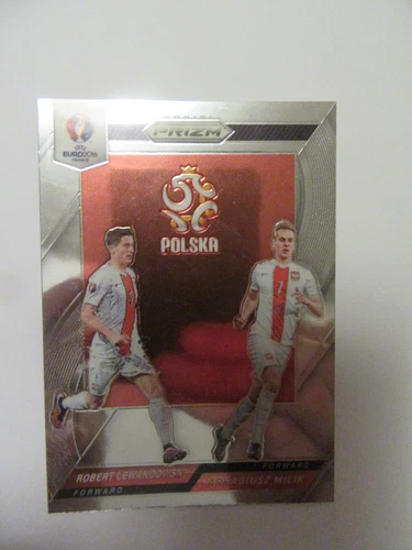 Robert Lewandowski / Arkadiusz Milik 2016 Panini Prizm
