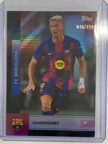 Robert Lewandowski 2025 Topps Barcelona Team Set Parallel /199