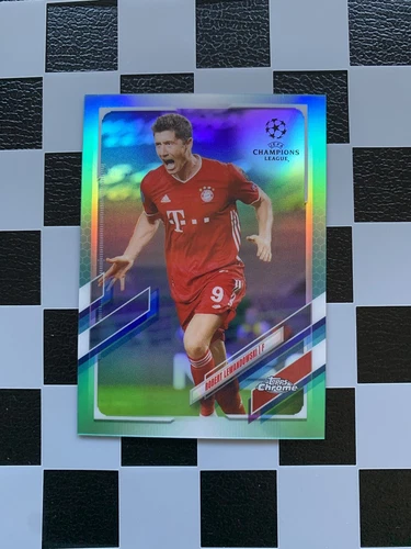Robert Lewandowski 2020 Topps Chrome Aqua /199