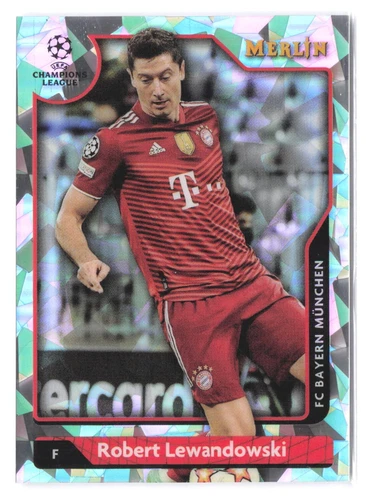 Robert Lewandowski 2021 Topps Chrome Atomic Refractor /250