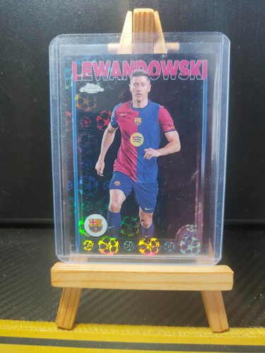 Robert Lewandowski 2024 Topps Chrome Black /10