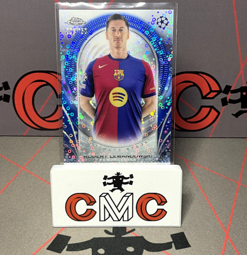 Robert Lewandowski 2024 Topps Chrome Blue /150