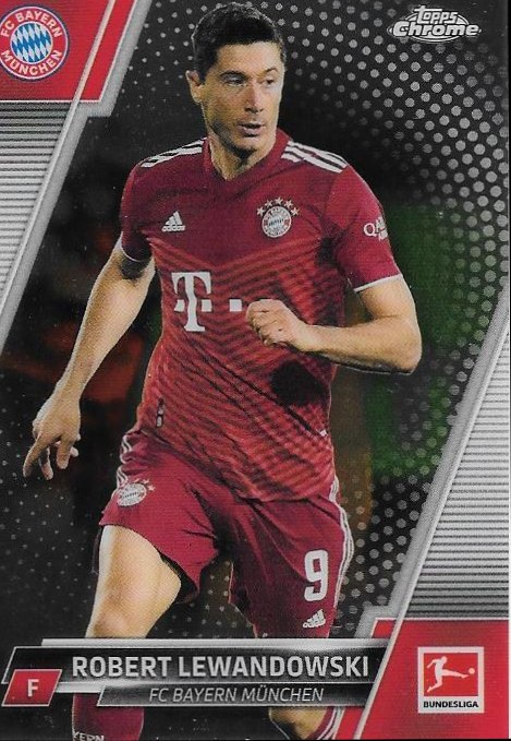 Robert Lewandowski 2021 Topps Chrome Bundesliga 83