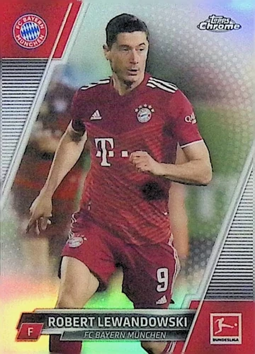 Robert Lewandowski 2021 Topps Chrome Bundesliga Refractor