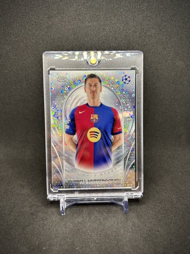Robert Lewandowski 2025 Topps Chrome Disco Refractor