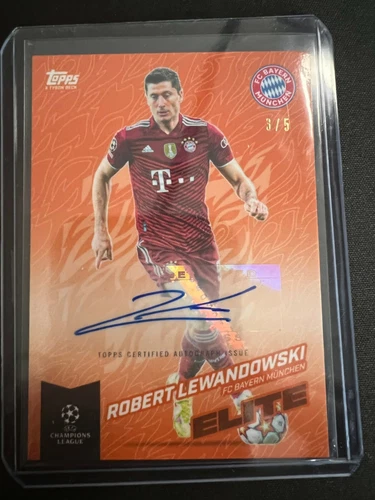 Robert Lewandowski 2020 Topps Chrome Gold /5