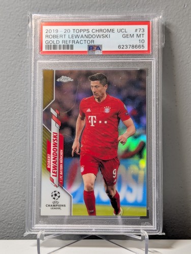 Robert Lewandowski 2019 Topps Chrome Gold Refractor /50
