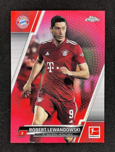Robert Lewandowski 2021 Topps Chrome Magenta /399