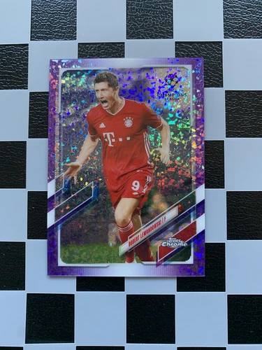Robert Lewandowski 2020 Topps Chrome Purple Mini Diamond /250