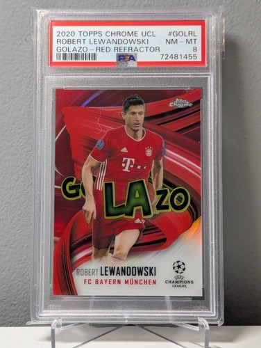 Robert Lewandowski 2021 Topps Chrome Red Refractor /10