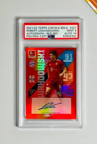 Robert Lewandowski 2021 Topps Chrome Red Refractor /5