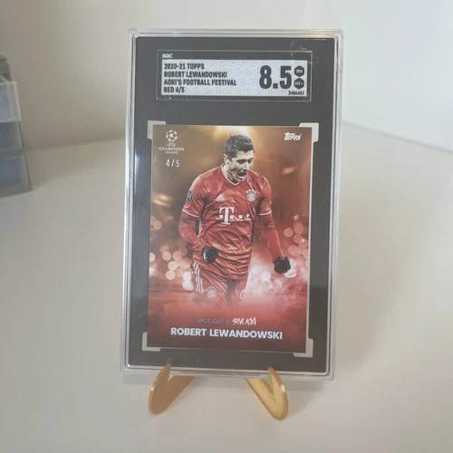 Robert Lewandowski 2020 Topps Chrome Red Refractor /5