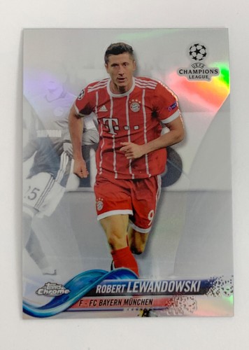 Robert Lewandowski 2017 Topps Chrome Refractor