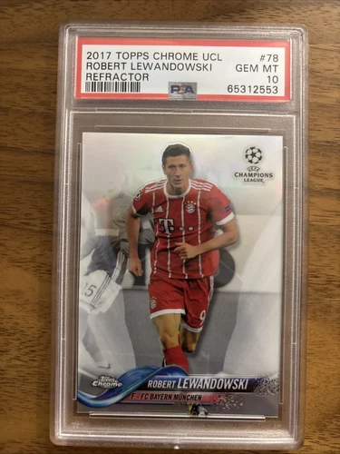 Robert Lewandowski 2017 Topps Chrome Refractor