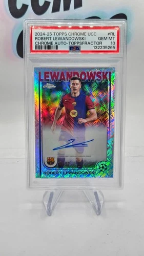 Robert Lewandowski 2024 Topps Chrome Refractor /52