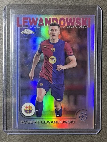 Robert Lewandowski 2025 Topps Chrome Refractor