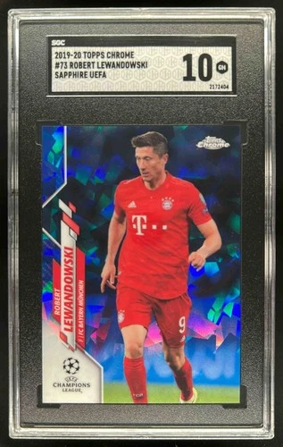 Robert Lewandowski 2019 Topps Chrome Sapphire
