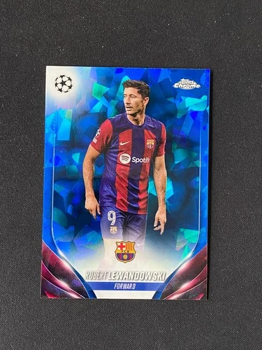 Robert Lewandowski 2023 Topps Chrome Sapphire