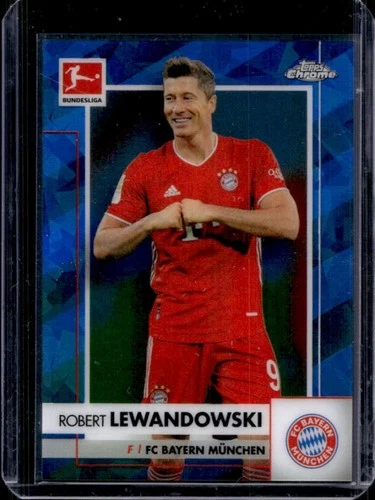 Robert Lewandowski 2020 Topps Chrome Sapphire