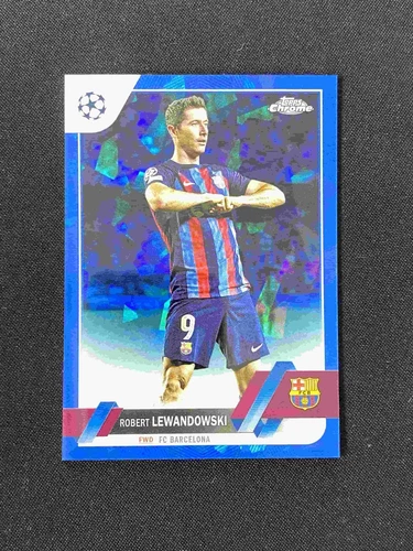 Robert Lewandowski 2023 Topps Chrome Sapphire