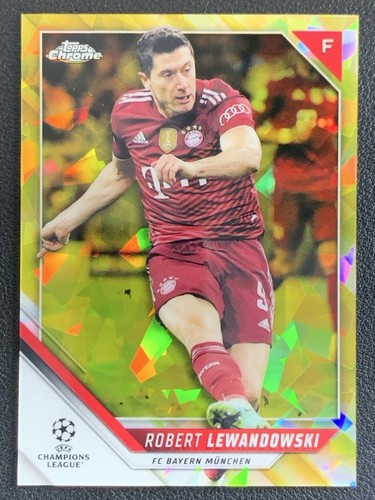 Robert Lewandowski 2021 Topps Chrome Sapphire Giallo /99