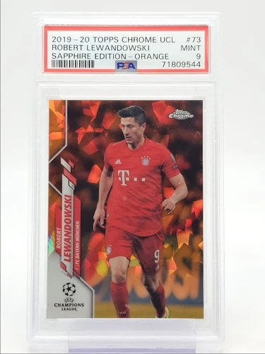 Robert Lewandowski 2019 Topps Chrome Sapphire Orange /50