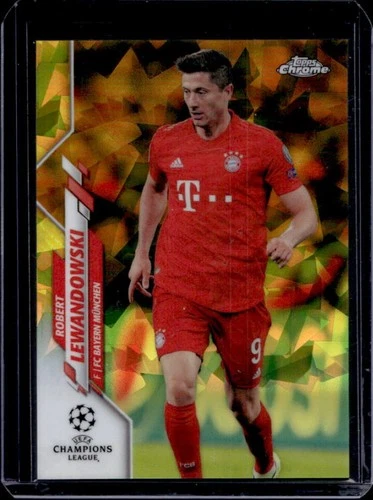 Robert Lewandowski 2019 Topps Chrome Sapphire Yellow /99