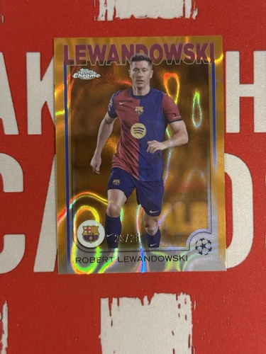 Robert Lewandowski 2024 Topps Chrome UCC /25