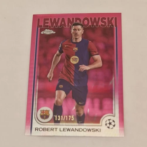 Robert Lewandowski 2024 Topps Chrome UCC Unknown Color /175