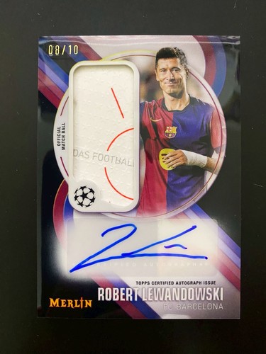 Robert Lewandowski 2024 Topps Chrome UCL /10