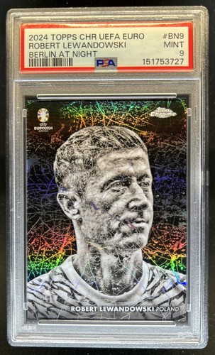 Robert Lewandowski 2023 Topps Chrome UEFA Euro