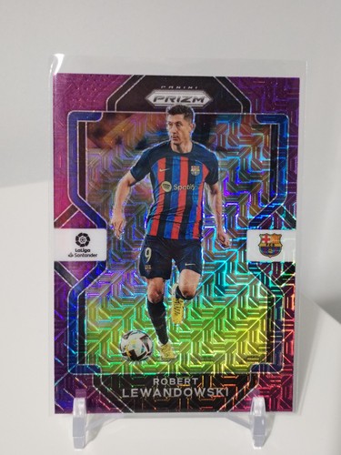 Robert Lewandowski 2022 Panini Chronicles Purple Mojo