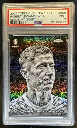 Robert Lewandowski 2023 Topps Cromo UEFA Euro