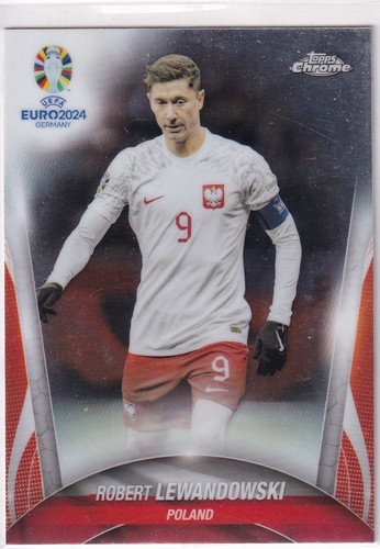 Robert Lewandowski 2024 Topps Cromo UEFA Euro