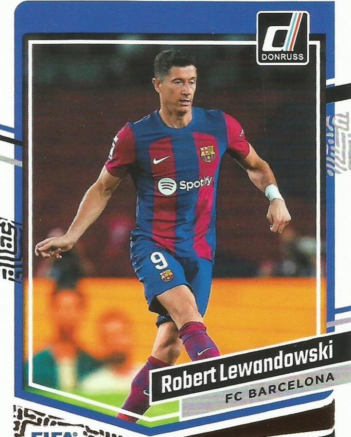 Robert Lewandowski 2023 Panini Donruss