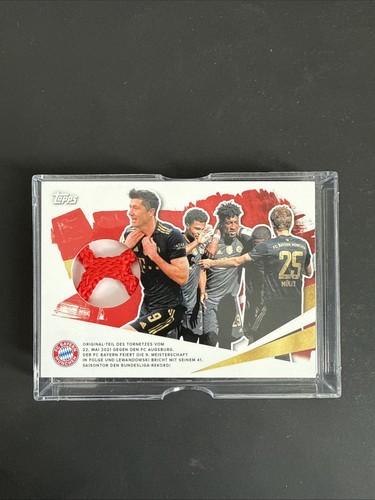 Robert Lewandowski 2021 Topps FC Bayern München Team Set