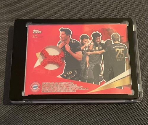 Robert Lewandowski 2021 Topps FC Bayern München Team-Set Red 3/5