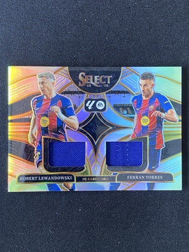 Robert Lewandowski / Ferran Torres 2025 Panini Select