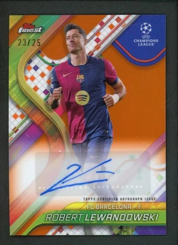 Robert Lewandowski 2025 Topps Finest 23/25