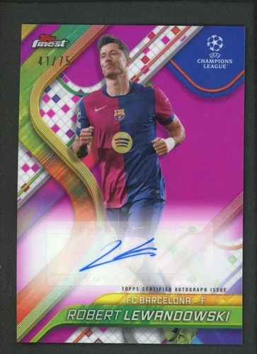 Robert Lewandowski 2025 Topps Finest /75