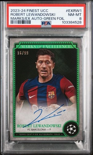 Robert Lewandowski 2023 Topps Finest /99