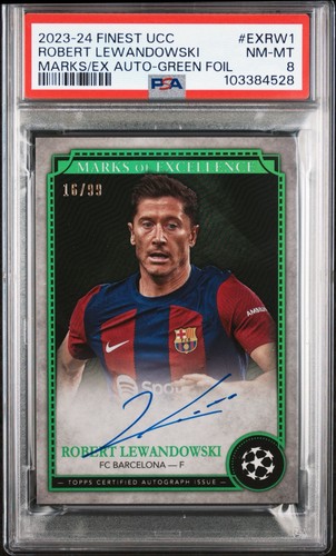 Robert Lewandowski 2023 Topps Finest /99