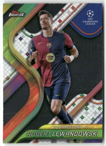 Robert Lewandowski 2025 Topps Finest Champions League