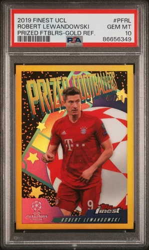 Robert Lewandowski 2019 Topps Finest Gold /50