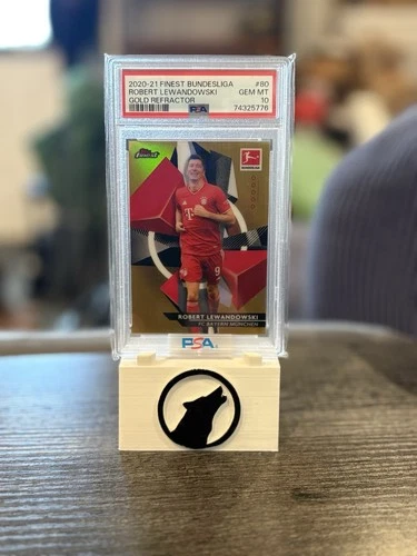 Robert Lewandowski 2020 Topps Finest Gold Refractor /50