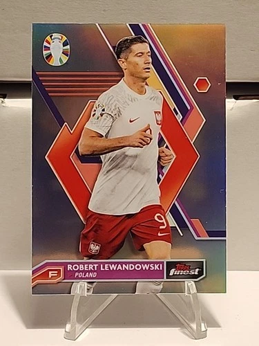 Robert Lewandowski 2023 Topps Finest Refractor