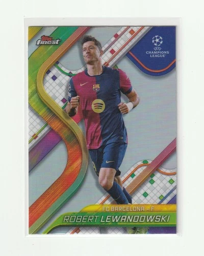 Robert Lewandowski 2024 Panini Finest Refractor