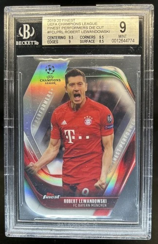 Robert Lewandowski 2019 Topps Finest UEFA