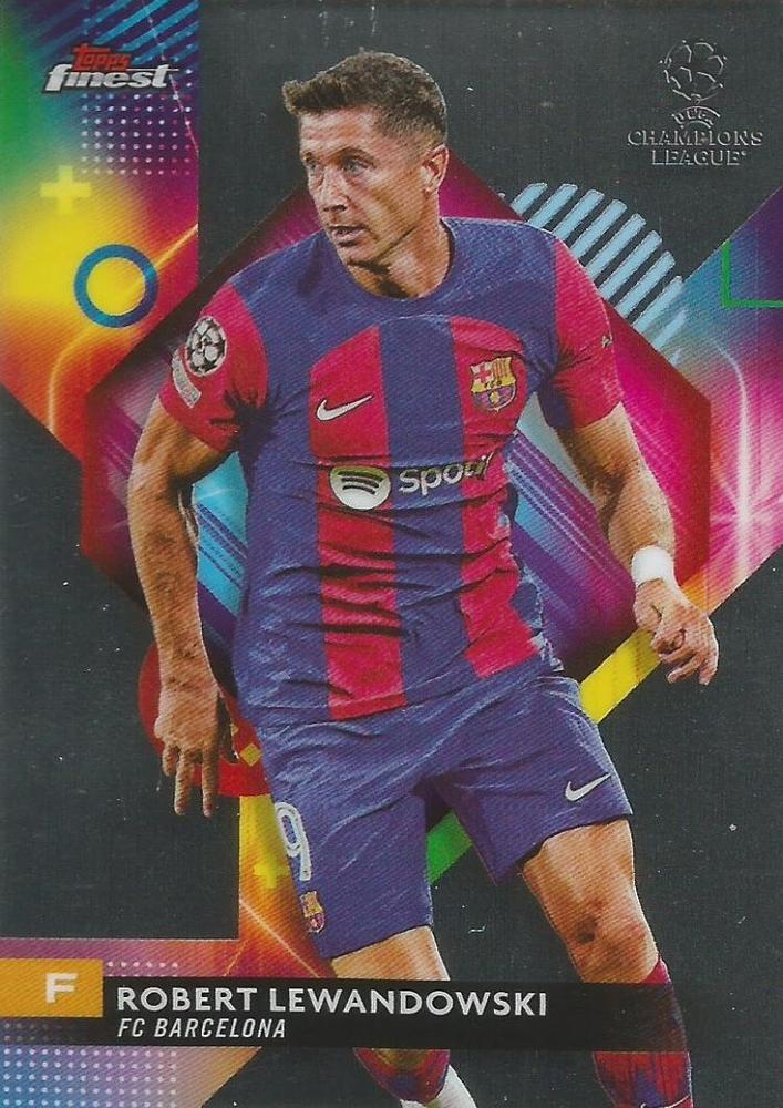 Robert Lewandowski 2023 Topps Finest UEFA Club Competitions